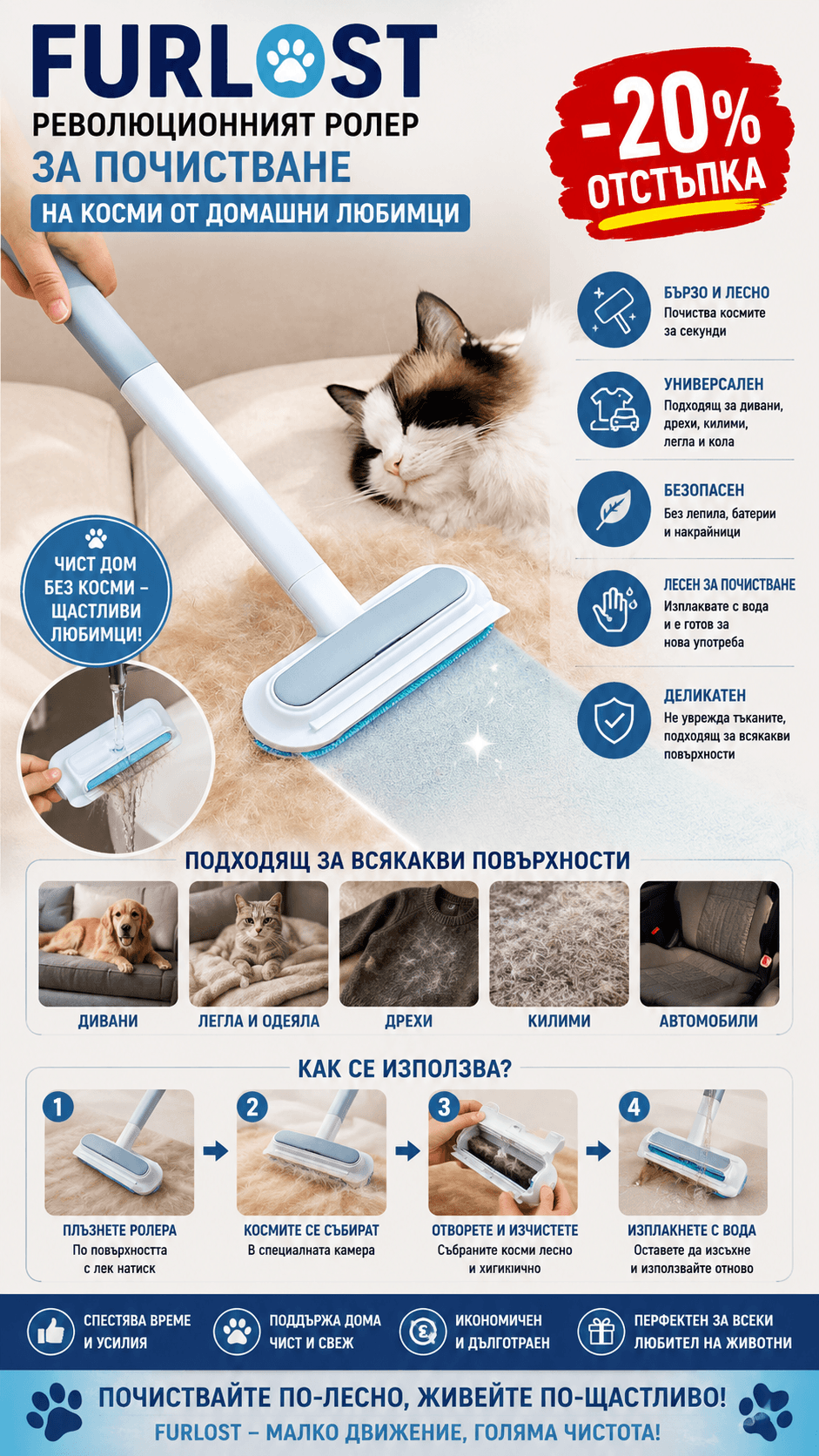 Ролер за косми FURLOST
